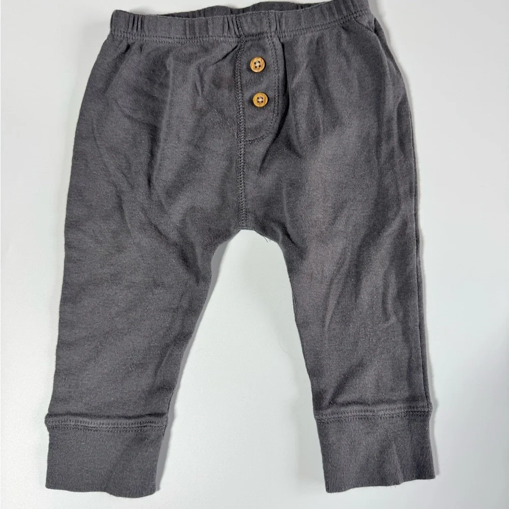 Baby Boy Pants Size 6 Months Carter’s Blue Gray Navy Baseball Sports Buttons - Picture 13 of 15